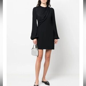 Stella McCartney Black Long Sleeve Dress 42